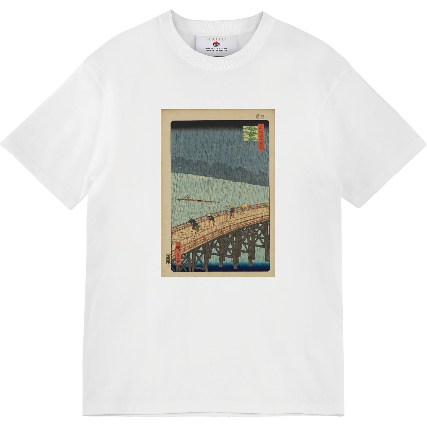 Evening Shower at Ōhashi Bridge